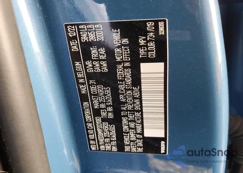 2023 Volvo Xc40 Recharge Ultimate z USA, uszkodzony, nr VIN YV4ED3UM1P2031083